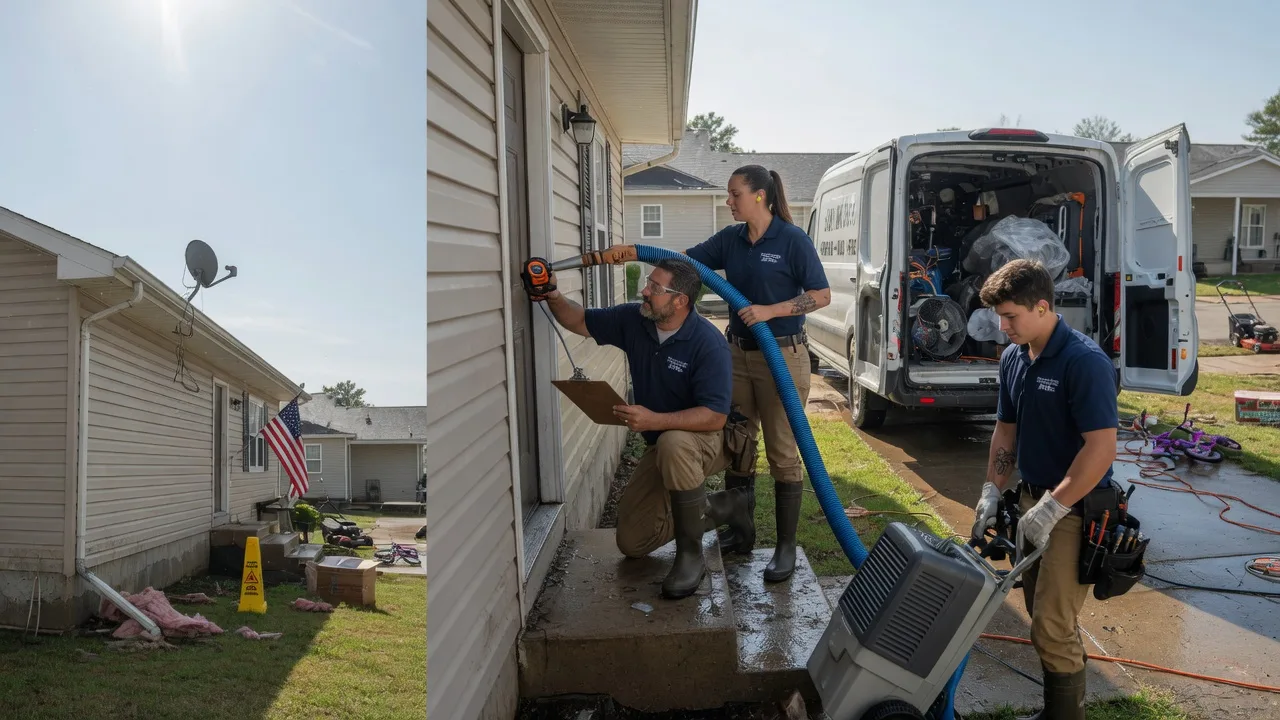 Ceiling Water Damage Restoration in Stanley, WI near me